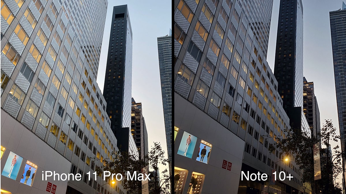 لنز اولتراواید با کیفیت Note 10+ و Iphone 11 pro max