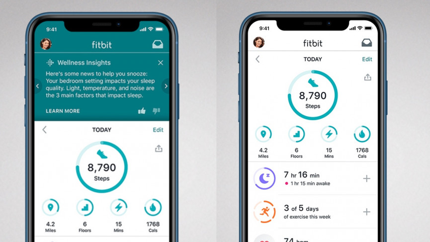۳- بهترین اپلیکیشن های کالری شمار: FitBit