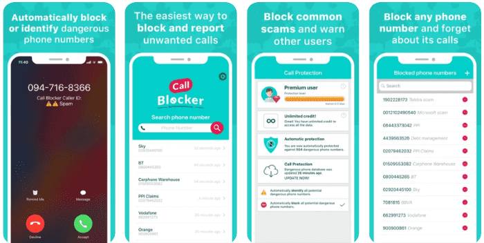 ۱۰- نرم افزار Call Blocker