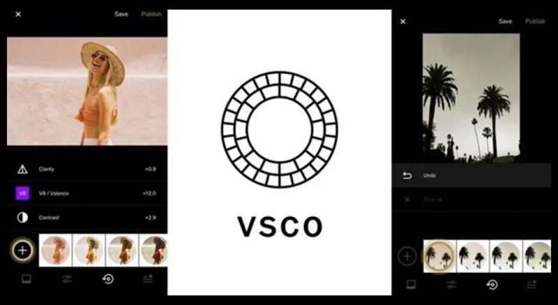 برنامه تغییر رنگ عکس VSCO