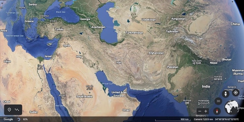 از گوگل ارث ایران چه می‌دانید؟