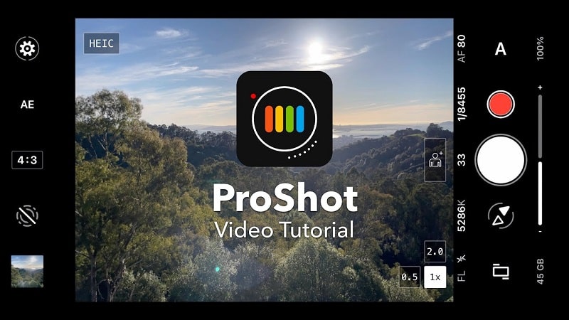 بهترین اپلیکیشن های عکاسی: Proshot