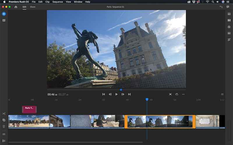  فیلم‌سازی و تدوین فیلم با Adobe Premiere Rush