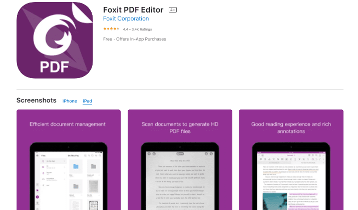 برنامه FoxitPDF Reader 