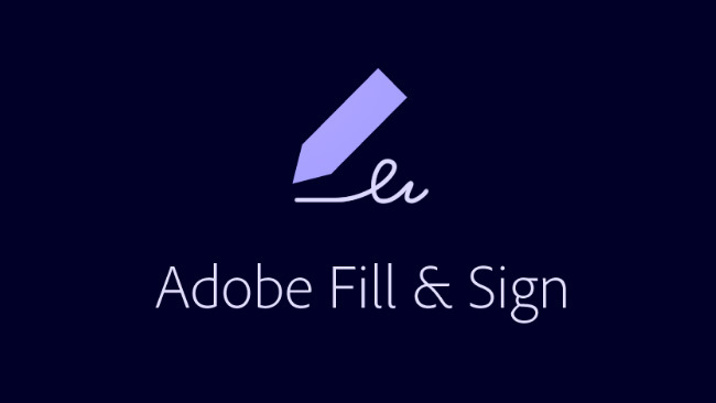 برنامه Adobe Fill and Sign