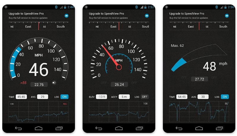 برنامه SpeedView GPS Speedometer