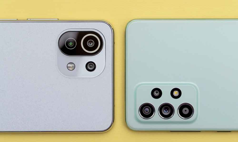 بررسی دوربین گوشی A52s و Xiaomi 11 Lite NE