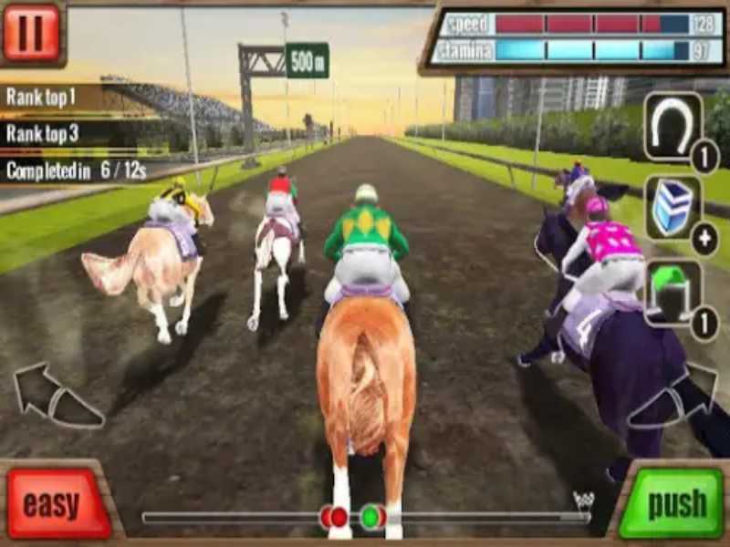 بازی اسب سواری جنگی Horse racing 3D