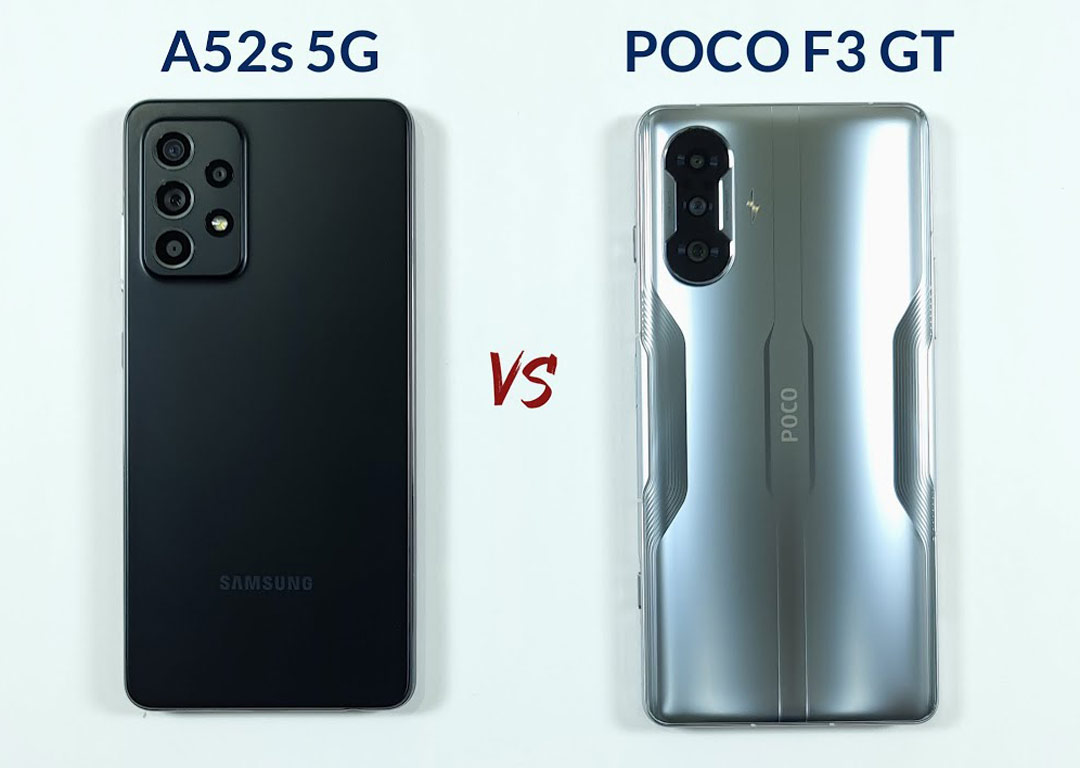 مقایسه گوشی A52s با Poco F3 از نظر نرم‌افزار