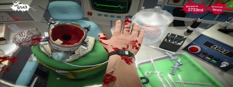 Surgeon Simulator؛  بازی شبیه ساز ایفون و اندروید با موضوع جراحی