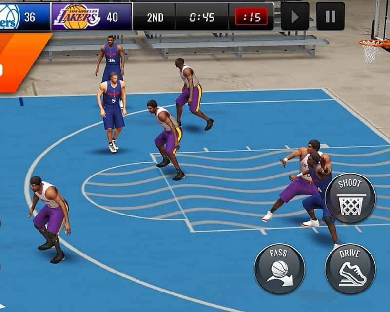 بازی NBA LIVE Mobile Basketball