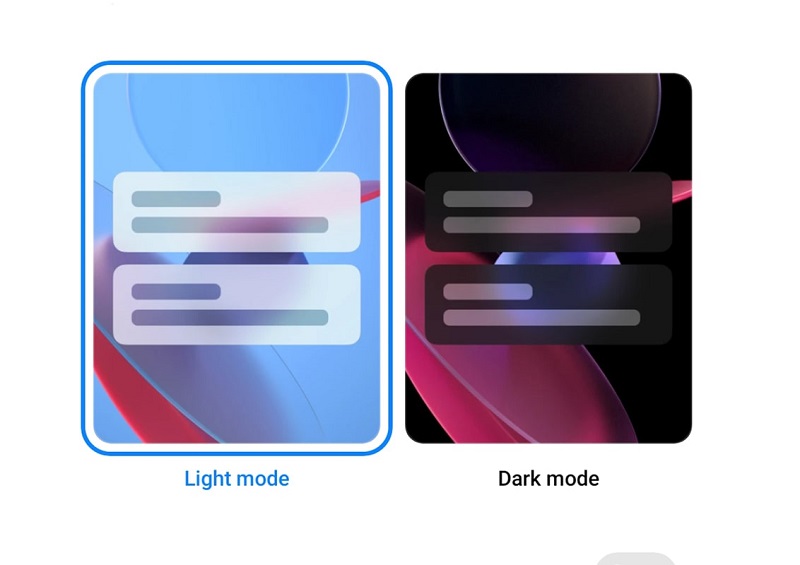 تنظیمات Dark mode و Light mode در انواع گوشی‌ها