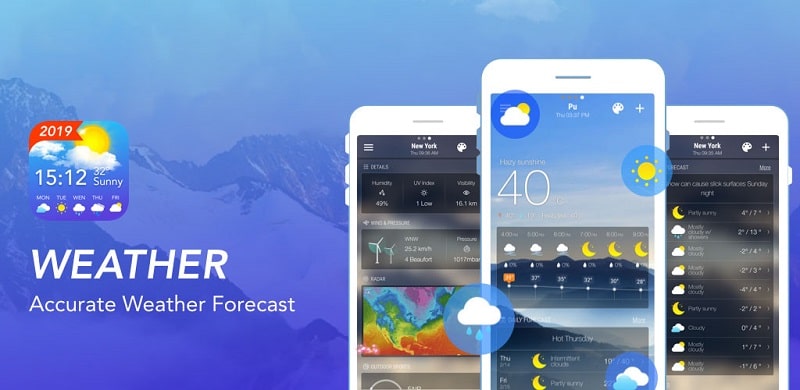 ویجت Weather: Forecast & Radar
