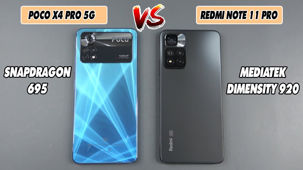 مقایسه پلتفرم های گوشی Poco X4 Pro و Redmi NOTE 11 Pro