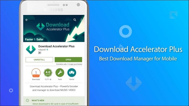 دانلود منیجر اندروید Download Accelerator Plus