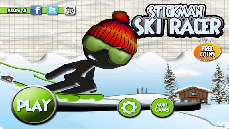 بازی Stickman Ski Racer