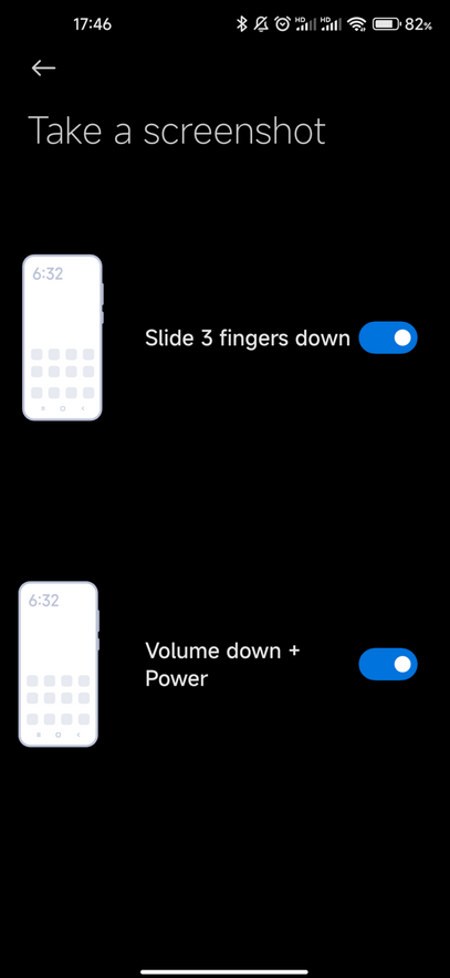 امکان غیر فعال کردن گرفتن اسکرین شات از صفحه به وسیله ی دکمه ها