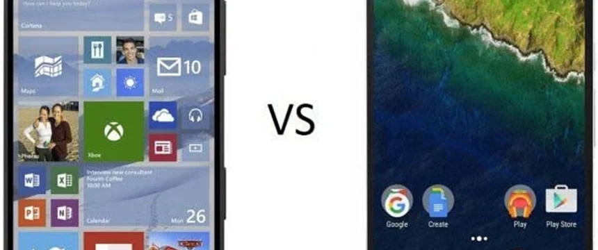 مقایسه ویندوز فون با اندروید؛ تفاوت ویندوز موبایل با اندروید