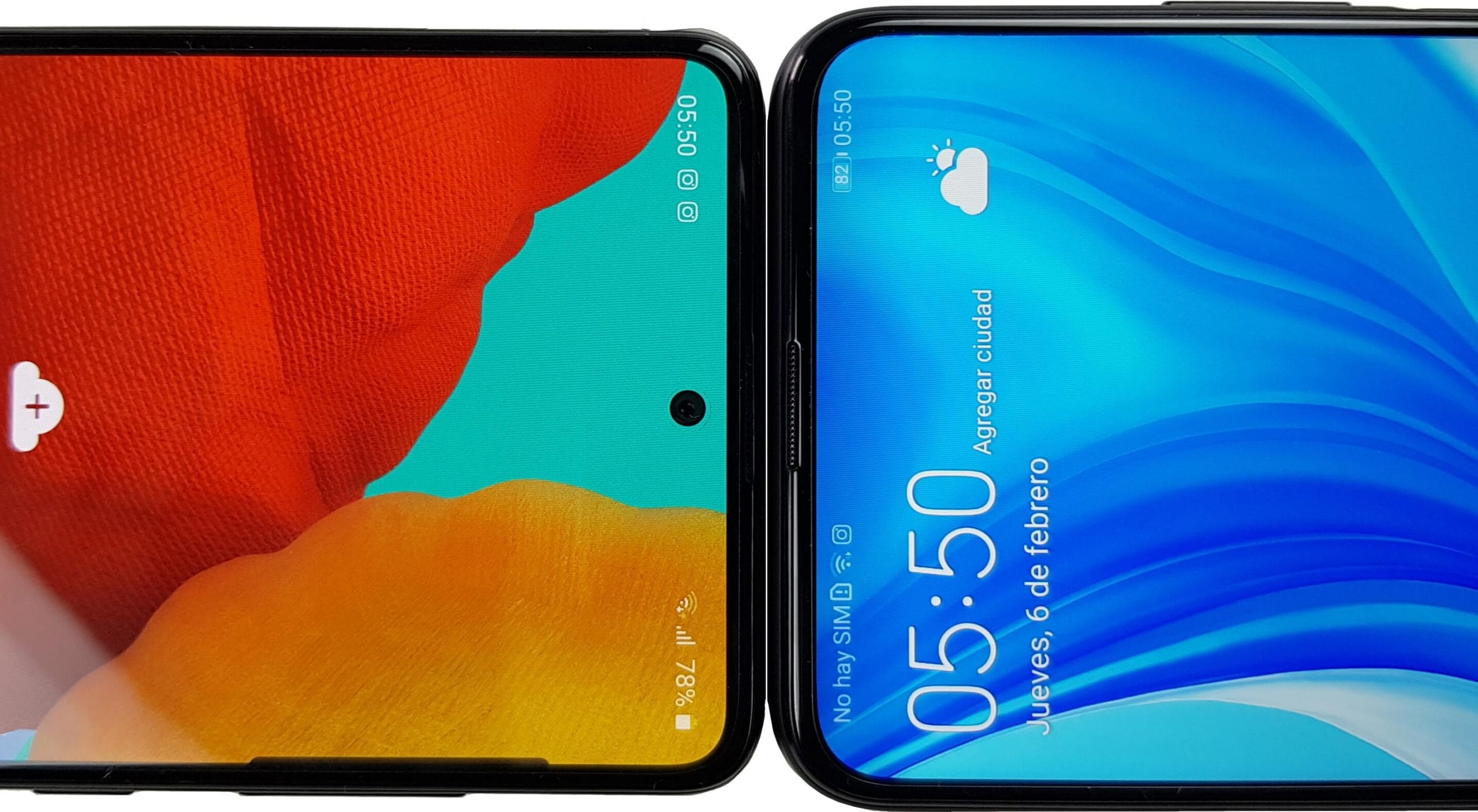 مقایسه گوشی هواوی y9s با سامسونگ a51