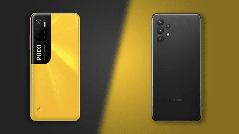 مقایسه گوشی پوکو m3 پرو با a32