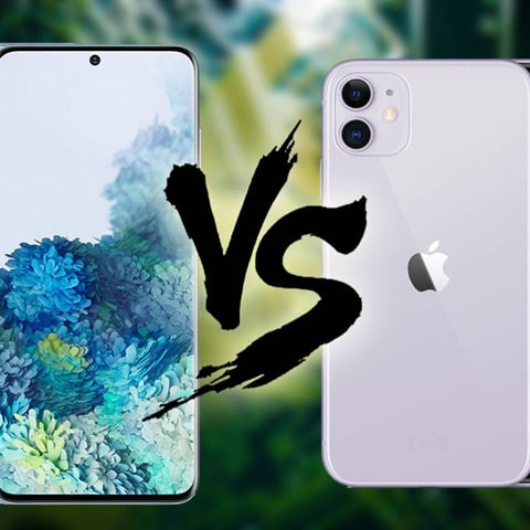 مقایسه گوشی سامسونگ s20 با اپل 11