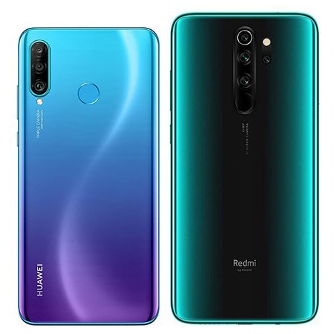 مقایسه گوشی هواوی p30 lite با شیائومی نوت 8 پرو