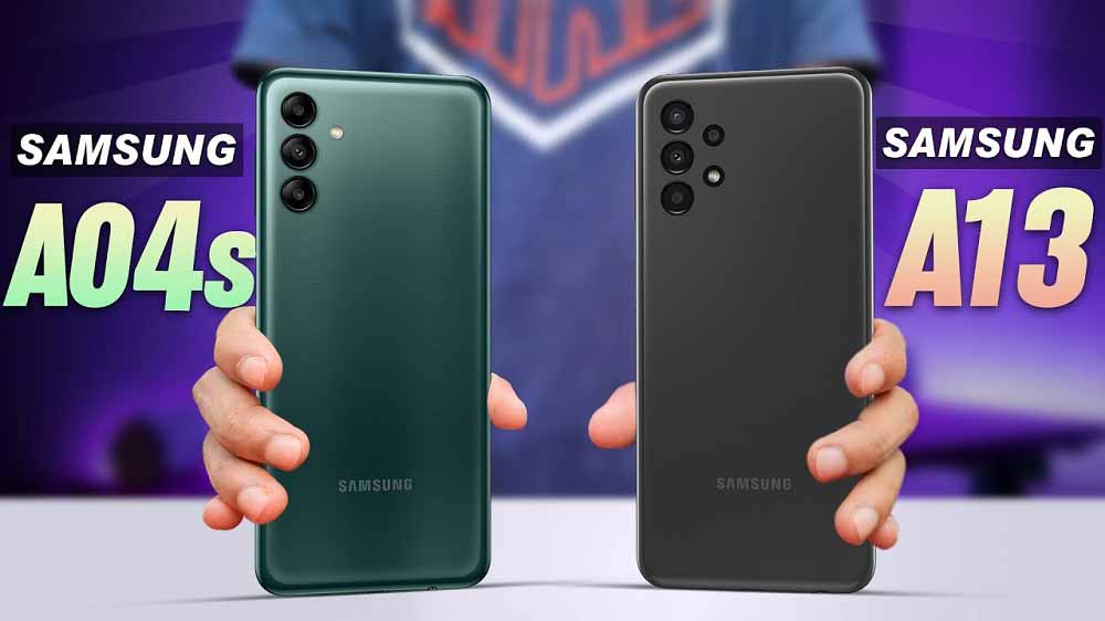 compare samsung a04s and a13