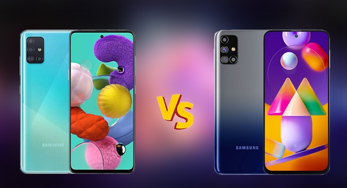 مقایسه m31s با a51؛ بررسی میان رده های قدرتمند سامسونگ