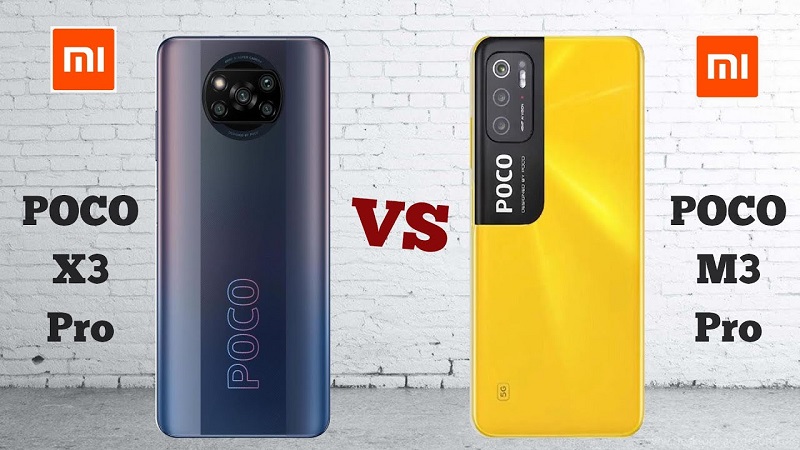 مقایسه گوشی پوکو m3 پرو با پوکو x3 پرو