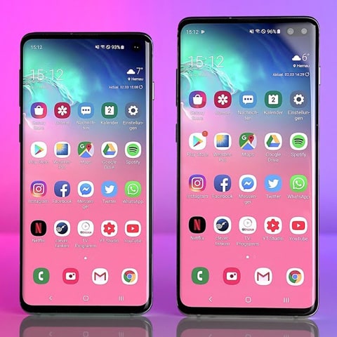 مقایسه s10 و s10 plus