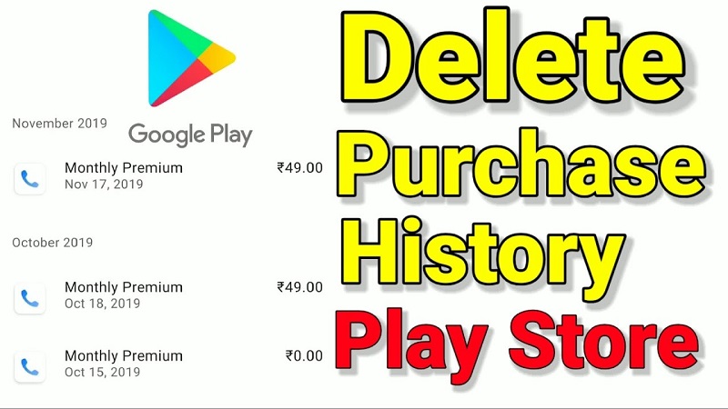 حذف سابقه جستجو در گوگل پلی و فعالیت من