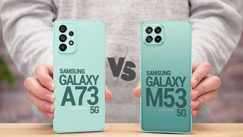 مقایسه گوشی m53 با a73؛ کدامیک ارزش خرید بیشتری دارد؟