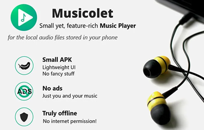 نرم افزار Musicolet