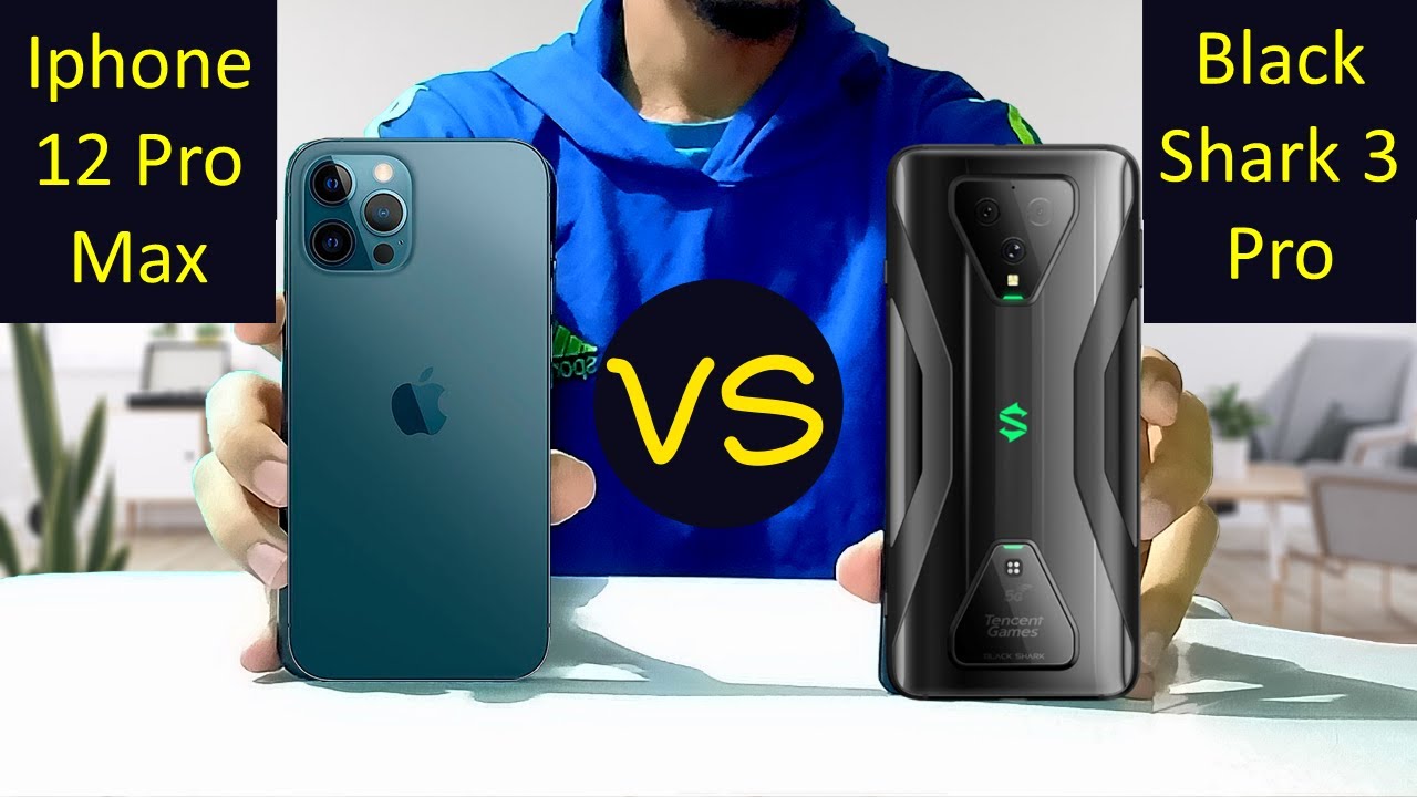 مقایسه آیفون 12 با شیائومی black shark 3