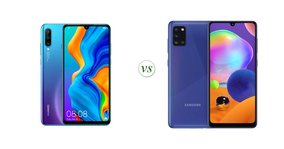 مقایسه گوشی a31 با p30 lite