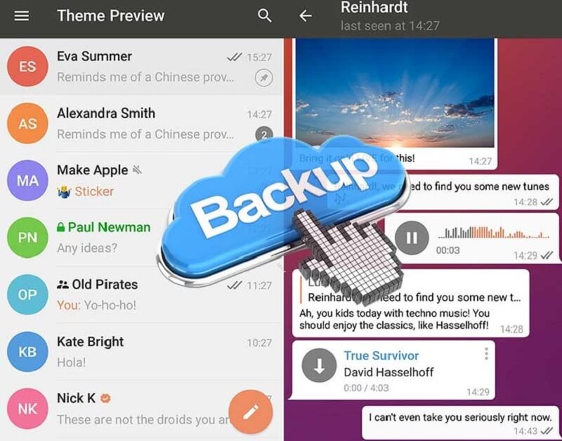 بکاپ گرفتن از تلگرام؛ تهیه نسخه پشتیبان از چت گروه و کانال در ایفون و اندروید