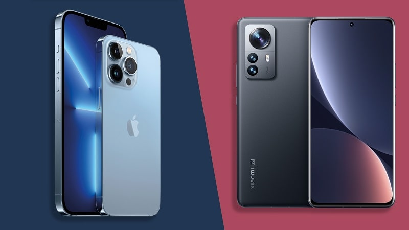 مقایسه شیائومی 12 پرو با آیفون 13 پرو مکس؛ نبرد شیائومی و اپل