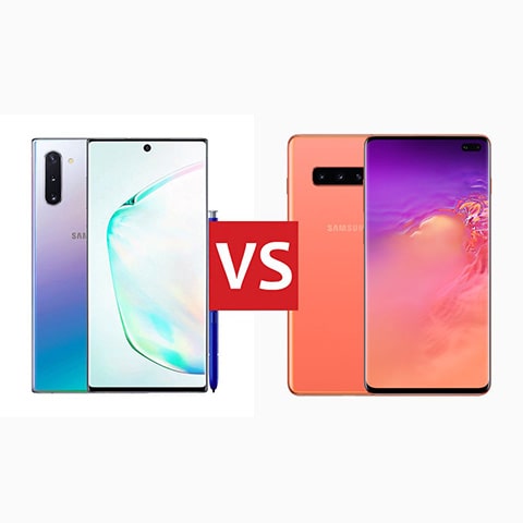 مقایسه s10 plus با note 10