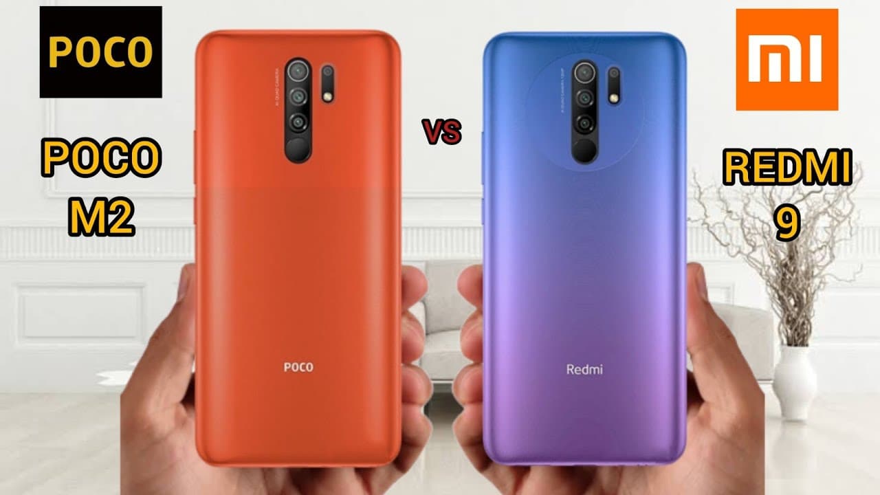 مقایسه گوشی پوکو m2 با ردمی ۹