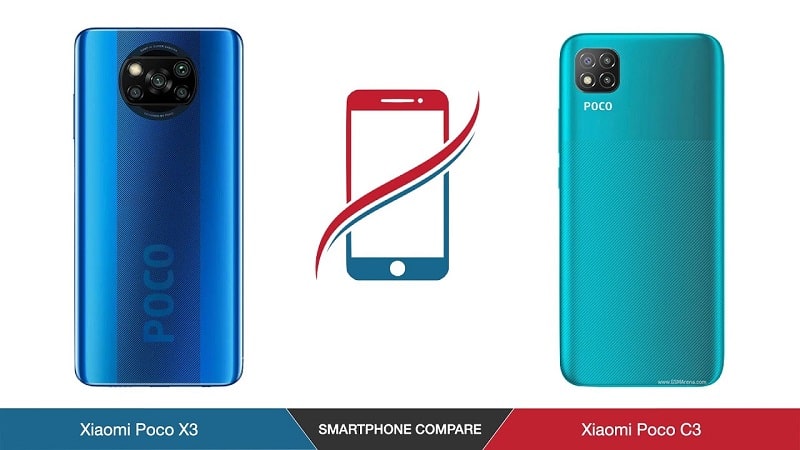 مقایسه گوشی پوکو c3 با پوکو x3