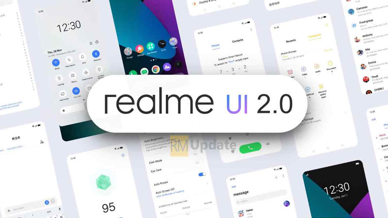 رابط کاربری Realme UI 2.0
