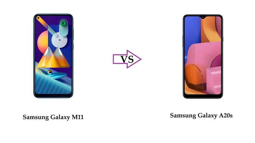 مقایسه گوشی m11 با a20s