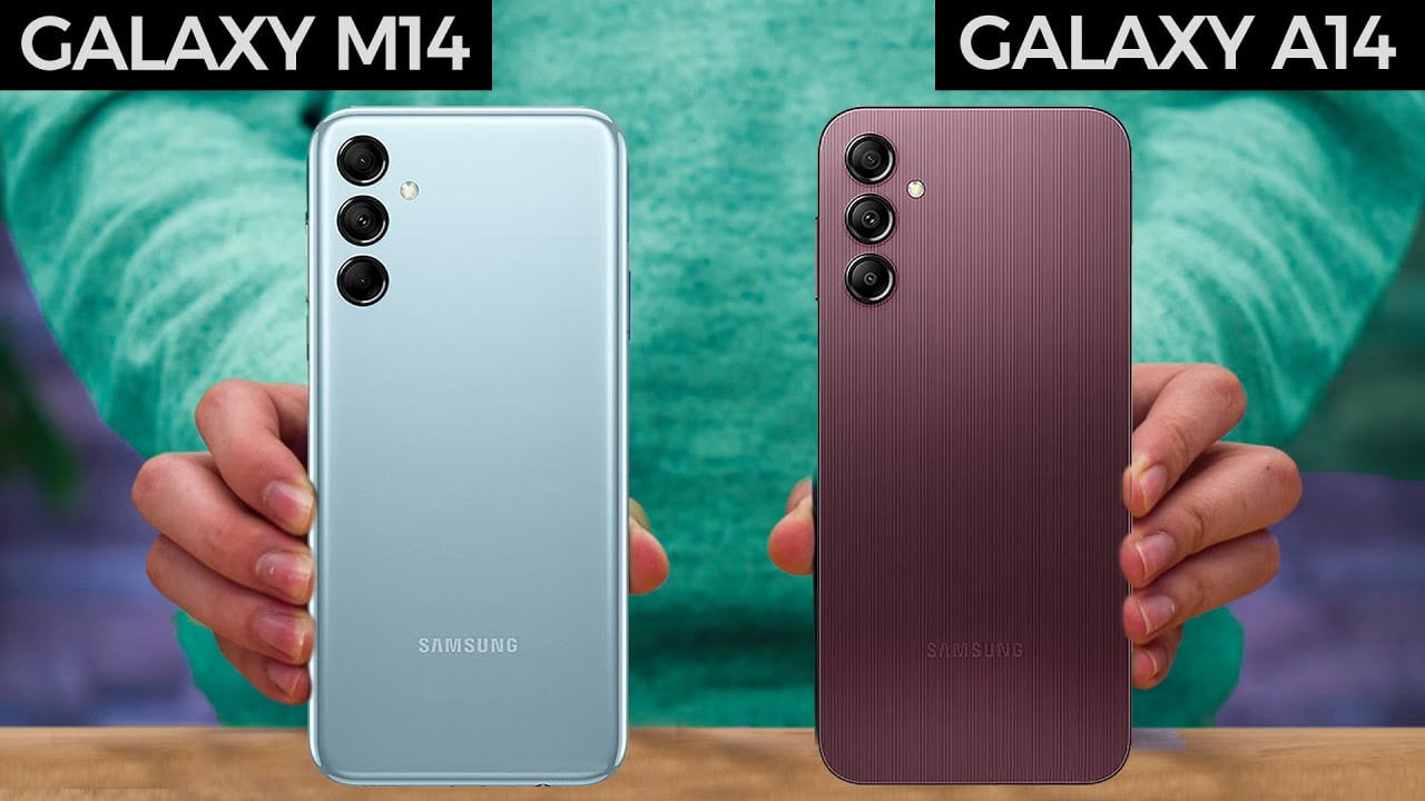 مقایسه گوشی a14 با m14 | راهنمای خرید یک گوشی اقتصادی