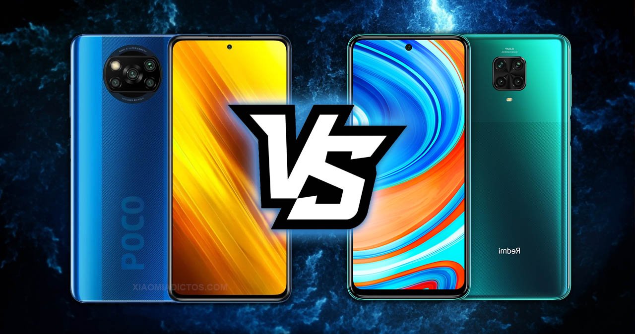 مقایسه گوشی شیائومی note 9 pro با poco x3