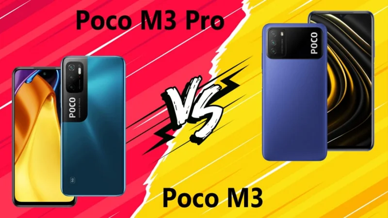 مقایسه گوشی پوکو m3 با پوکو m3 pro