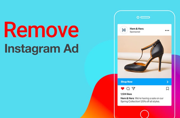 حذف تبلیغات اینستاگرام