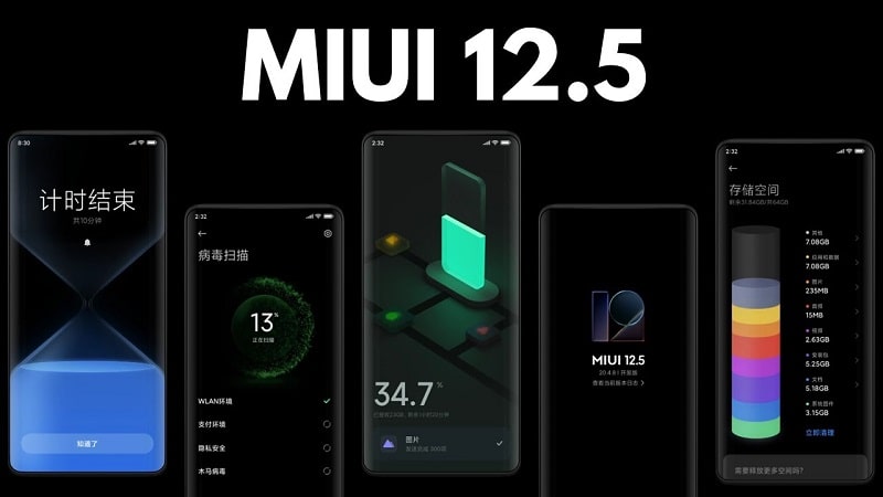 رابط کاربری MIUI 12.5؛ قابلیت های رابط کاربری می یو ای 12.5