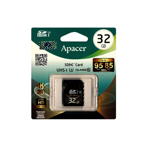 کارت حافظه اپیسر کلاس ۱۰ استاندارد UHS-I U1 سرعت ۸۵MBps همراه با آداپتور SD ظرفیت ۳۲ گیگابایت